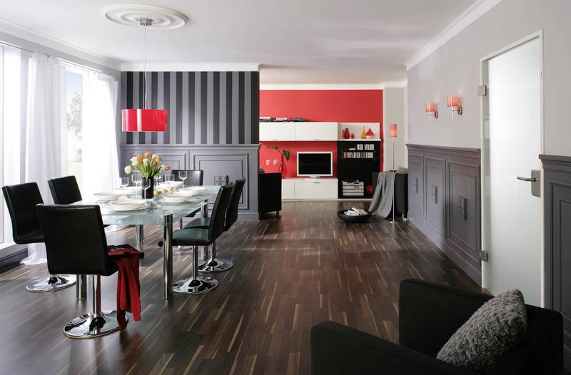 Design : wohnzimmer grau wei rot ~ Inspirierende Bilder - Wohnzimmer Einrichten Schwarz Weis