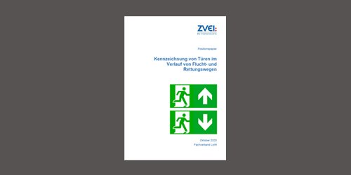 ZVEI-Schrift "Kennzeichnung der Fluchtrichtung"
