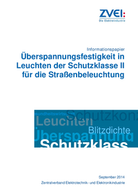 Informationspapier des Technischen Fachausschuss Außenbeleuchtung des Fachverbands Licht. Aufgezeigt werden mögliche Lösungsansätze aufgrund der wachsenden Forderungen an Überspannungsfestigkeit.
