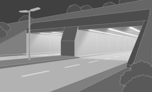 Bei der Einfahrt in einen Tunnel ist vor allem tagsüber ein besonders hohes Beleuchtungsniveau gefordert, damit das menschliche Auge Zeit hat, sich an die dunklere Umgebung zu gewöhnen.