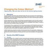 ZVEI Position Paper on Changes to the Colour Metric